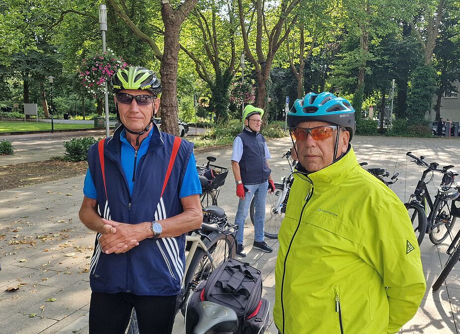 ...die Zwei vom Sprecherteam...