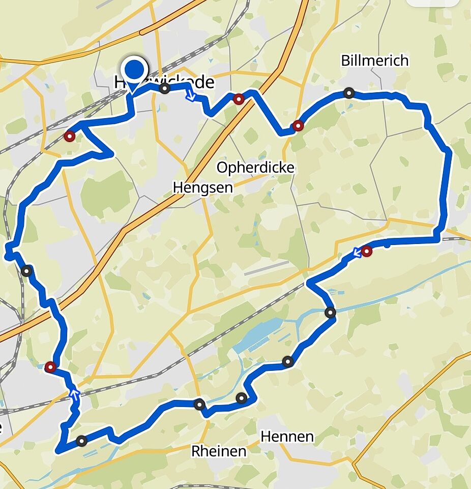 Tourverlauf 31 km