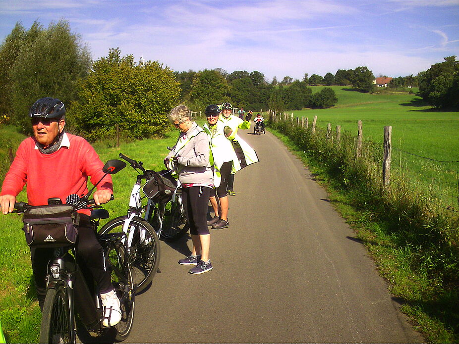 Pause und Kleidung los werden