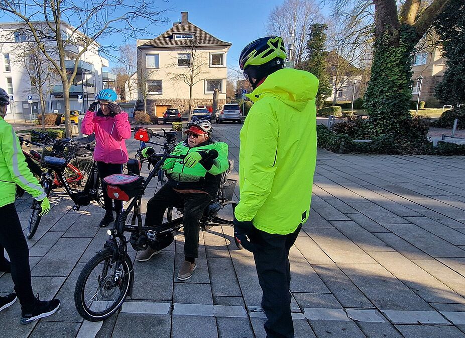 ...ADFC Howi Urgestein Uli auch dabei...