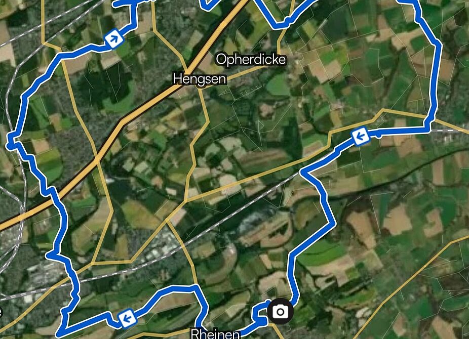 ...Tourenverlauf 36,1 km...