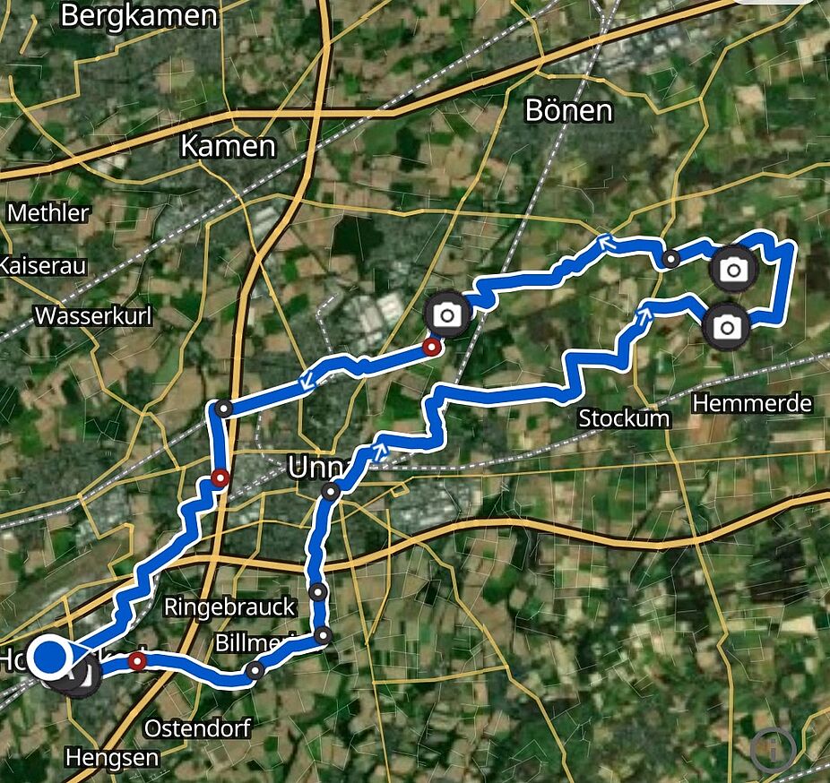 Tourverlauf 48,8 km