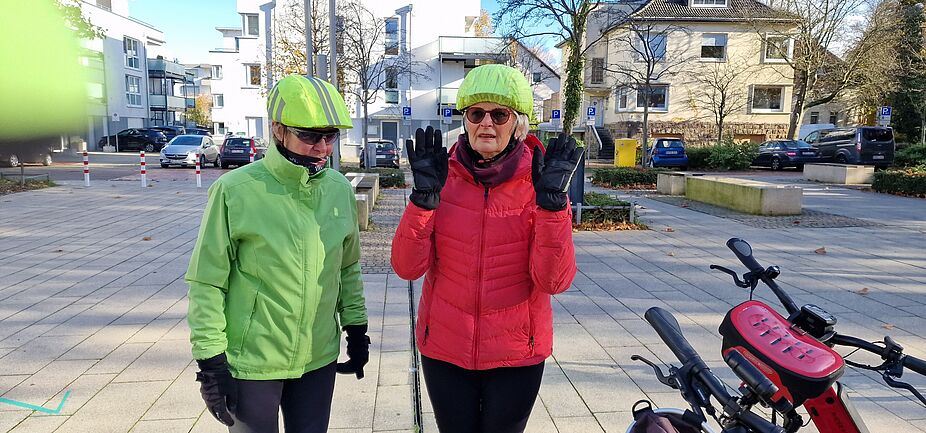 Doris gibt die Strecke bekannt