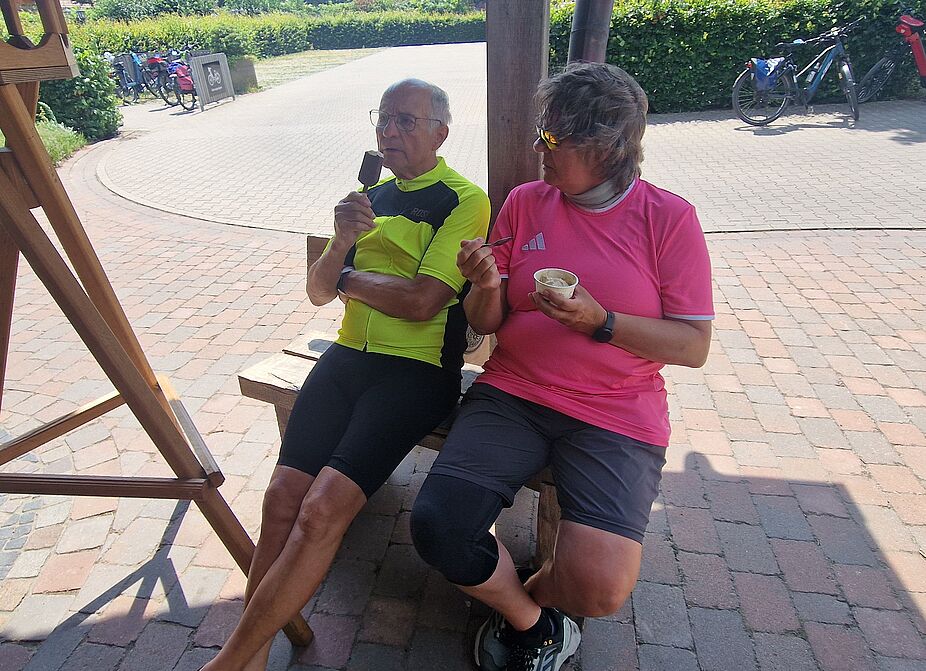 ...das Eis hat man (und Frau) sich verdient...
