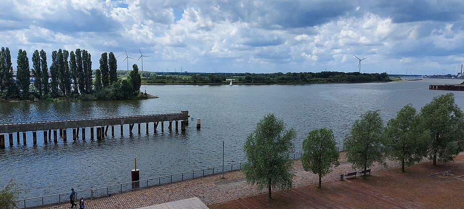 Hotel direkt an der Weser