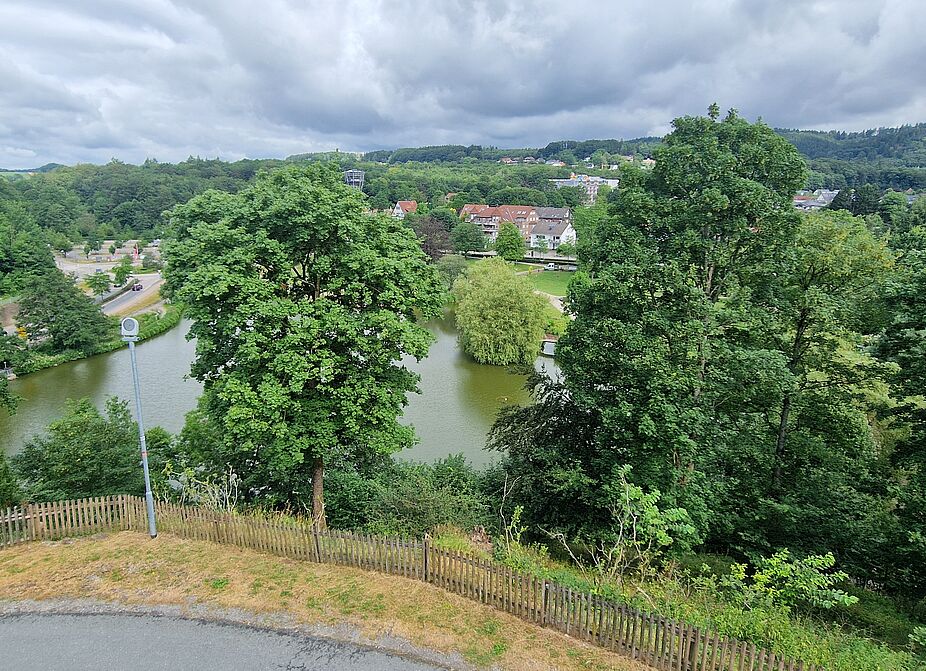 ...Aussicht vom Schloss Iburg...