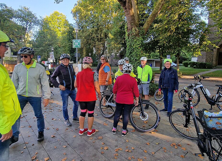 Treffen auf dem Marktplatz