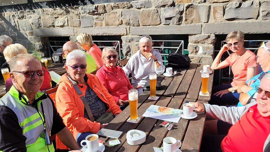 gemütliche Pause in der Sonne