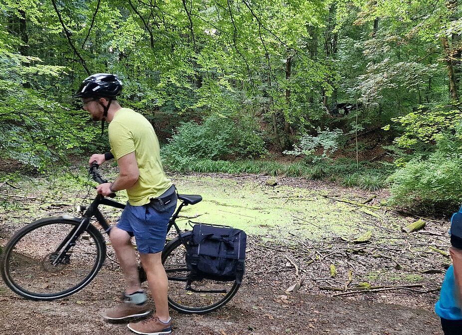 ...einen Biobiker haben wir auch...