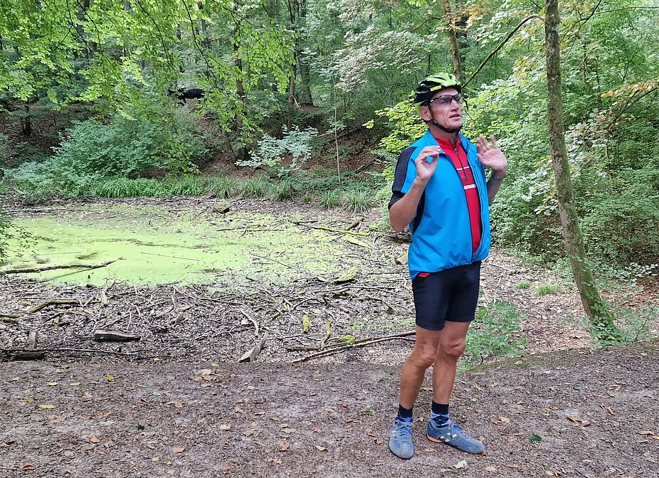 ...Rainer über den "Blauen See"