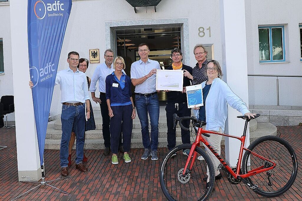 Bundesrechnungshof in Bonn ist Fahrradfreundlicher Arbeitgeber in Gold.
