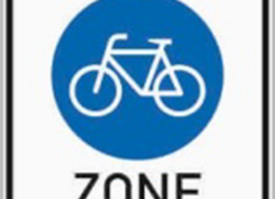 Verkehrszeichen Fahrradzone Verkehrszeichen Fahrradzone